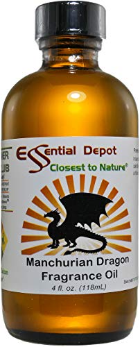 Manchurian Dragon Fragrance Oil - 4 oz - Supplied in 4 oz. Amber Glass Bottle with Black Phenolic Cone Lined and Safety Sealed Cap