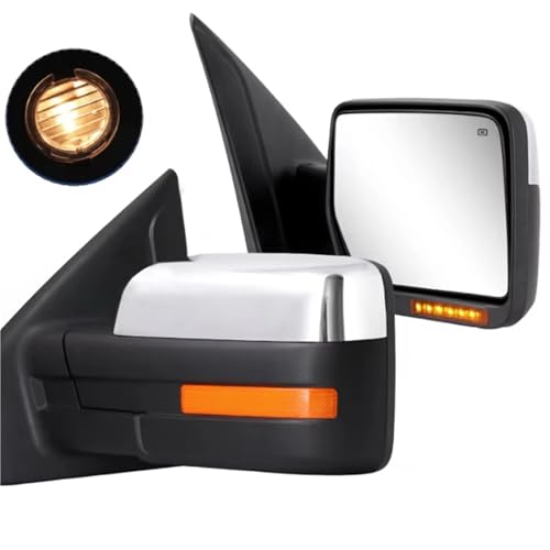 Verre de rétroviseur double face chauffée pour camionnette