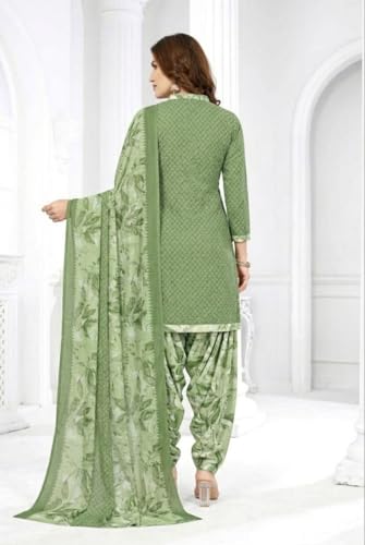 Image of Yashika Unstiched Crepe dress materials | Crepe Salwar Suit for women with dupatta | suit material for women unstitched