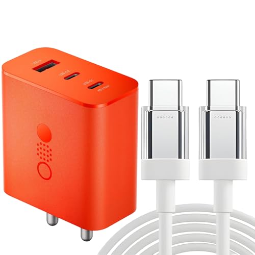 Image of New Version 65W Type-C Charger Compatible with CMF Phone 1 Nothing Phone 2 Nothing Phone 2a Nothing Phone 2a Plus Charger Combo Set with SIX Months Replacement Warranty