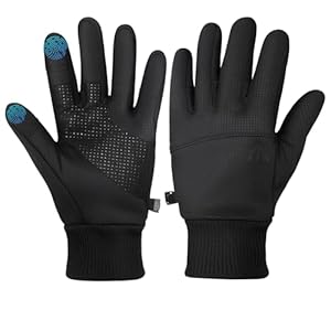 Moon Kitty Mens Lightweight Running Gloves Winter Waterproof Cold Weather