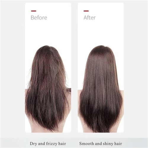 Plancha para Barba Inalámbrica, Peine para Cabello con Carga USB, Antiestática, Calentamiento Rápido (Color: Rojo, Talla: Única) miniatura 2