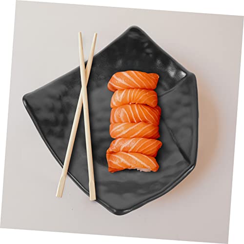 Plato para sushi Mikinona melamina negro miniatura 3