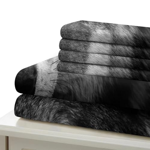 Housse de couette loup avec fermeture éclair pour en finir avec la couette qui glisse - 7