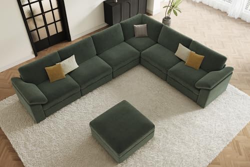 Luxury Velvet Sectional Sofa Large