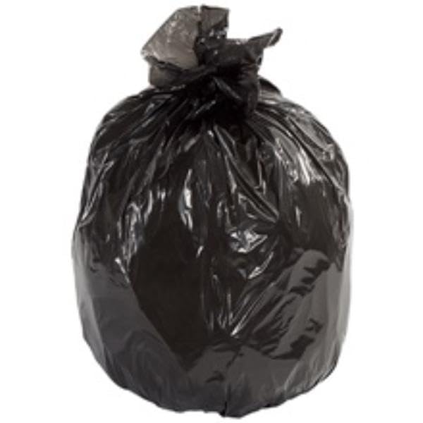 Box Partners Second Chance Trash Liners - Black, 56 Gallon, 2.0 Mil.