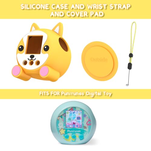 Para Punirunes – Linda capa protetora de silicone Shiba Inu Dog, à prova de choque e resistente a ar