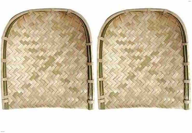 Aarohi callection Plain Bamboo Soop/Sup/Muram/Moram for Chhath Puja and Kitchen (Pack of 2)