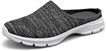 ChicWind Womens Breathable Mesh Walking Mules Sneakers Open Back Slip On Shoes