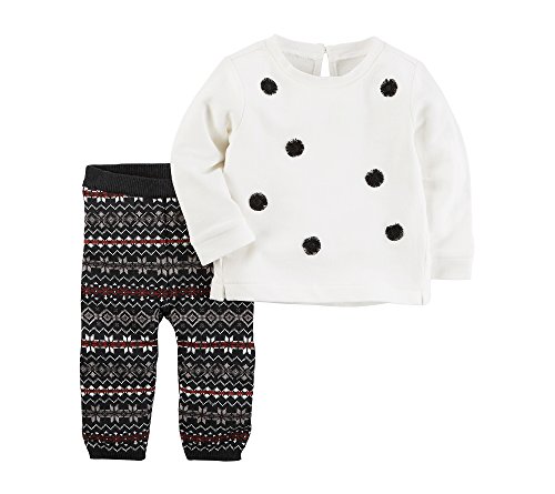 Ensemble bébé fille Carter's en molleton doux et legging extensible 9 mois