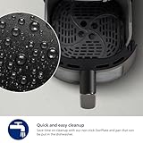 Philips 2000 Series Airfryer - 4.4 qt (4.2 l) Pan, 13 Cooking Functions, RapidAir Technology, Healthy Cooking with 90% Less Fat, Efficient & Fast (NA220/00), 9.8 pounds weight