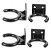 FUNOMOCYA 4pcs Microphone Hook Wired Product Black Plastic