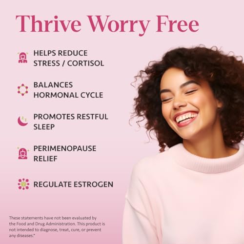 OSH Wellness Ayurvedic Hormone Balance for Women | with Ashwagandha, Rhodiola, Shatavari & More | Mood, Sleep, & Stress Support | Cortisol Supplement | Perimenopause Relief | 100% Organic | 60 Count - Image 4