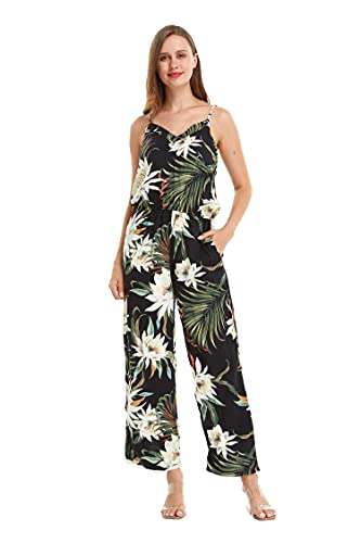 Image of Family Matching Hawaiian Clothes, Wispy Cereus Black | Lightweight 100% rayon • Family matching outfits • Tropical floral print • Beach vacations • Luaus • Cruises • Family photos
