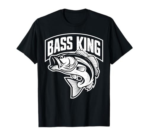 Bass King Pesca de lubina Camiseta