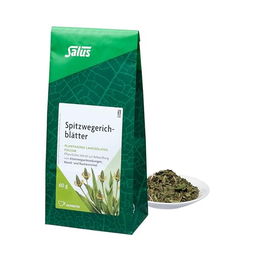 Salus - Spitzwegerichblätter - 1x 60 g Beutel - lose - Arzneitee - Plantaginis lanceolatae folium - bio