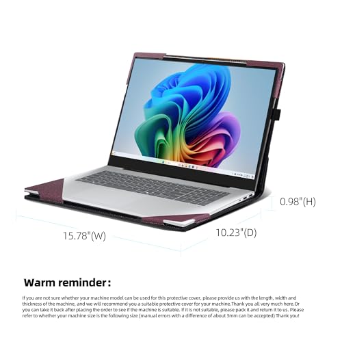 Funda para portátil HP OmniBook 7 17" Next Gen AI PU Cuero miniatura 7