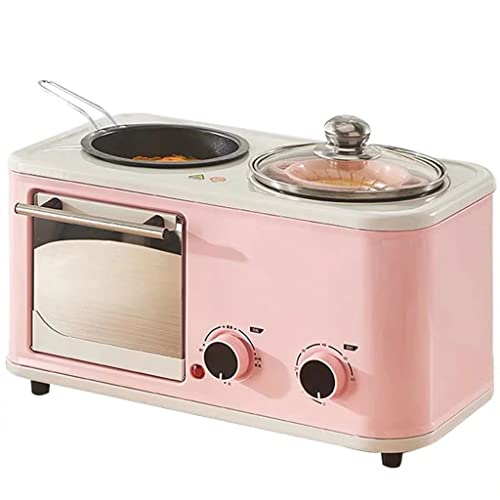 Máquina de Desayuno Multifuncional, panificadora, tostadora, Mini Horno eléctrico, tostadora pequeña automática, sandwichera