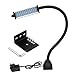 LED Schwanenhals Strahler Lampe, Arbeitslampe, LED Flexible Schwanenhals Arbeitsleuchte IP66 Wasserdicht 800 Lumen 120 Volt 44 Leds Schraubscheinwerfer für Werkzeugmaschinen
