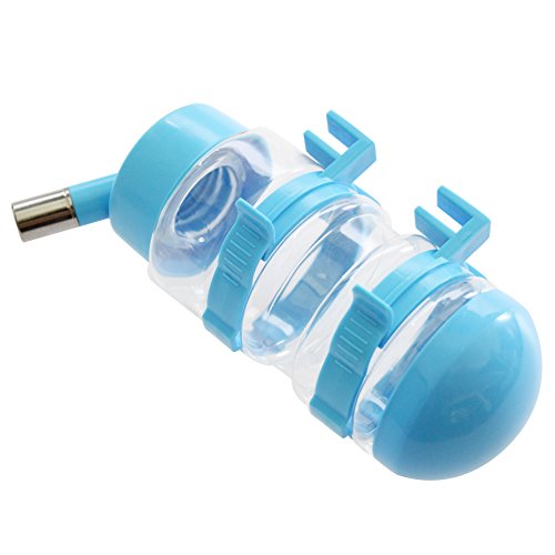 Niula Pet Drinking Fountains Dog Cage Bottle Dog Water Dispenser Dog Kettle Cat Bottle With Automatically Feeding Water(Blue) #TOP1
