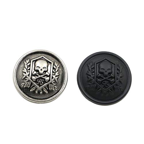 Mingchen Metal Skull Buttons for Bl…