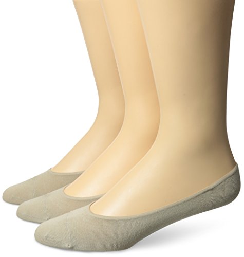 Tommy Bahama Men's Relax Loafer Liner 3-Pack Sock,Stone,sock size 10-13/shoe size 6-12