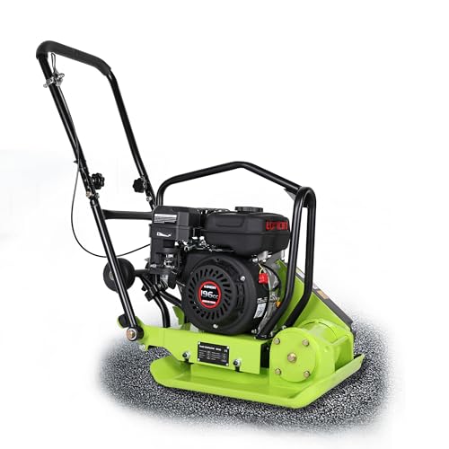BETTERI Plate Compactor 6.5HP with 196cc Gas Powered Engine, 20
