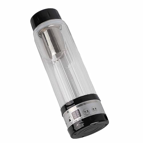 GLOGLOW Tetera Eléctrica para Auto 420ml Negro miniatura 2