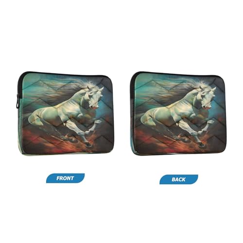 Funda para laptop 13-14 pulgadas impermeable color caballo miniatura 2