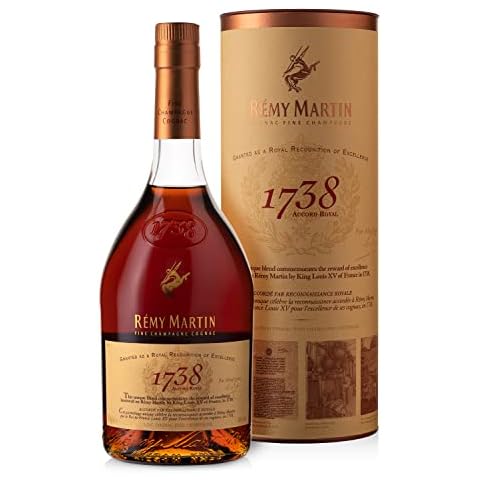 Rémy Martin 1738 Accord Royal 40% vol. (1 x 0,7l) - Premium-Cognac aus Frankreich in hochwertiger Geschenkverpackung Cover