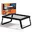 Adventure Seeka Folding Campfire Grill – Parrilla portátil para fogata con revestimiento seguro para alimentos, acero resistente, compacto con patas plegables – Camping, RV, Overlanding, Fogatas Adventure Seeka Folding Campfire Grill – Parrilla portátil para fogata con revestimiento seguro para alimentos, acero resistente, compacto con patas plegables – Camping, RV, Overlanding, Fogatas