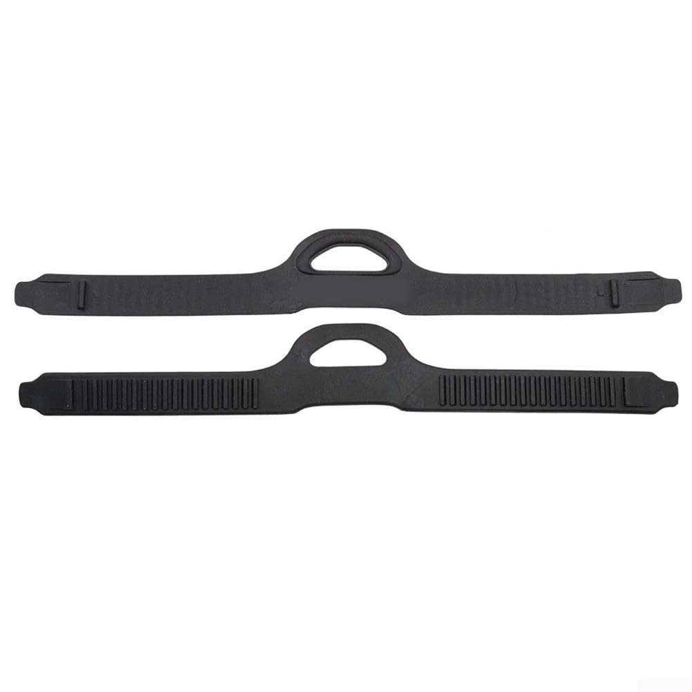 Honseadek Diving Fin Strap Replacement with Quick Release Buckle, TPR Rubber Heel Strap for Scuba Snorkeling, Adjustable Anti-Slip Flippers Band Harness Repair(L code)