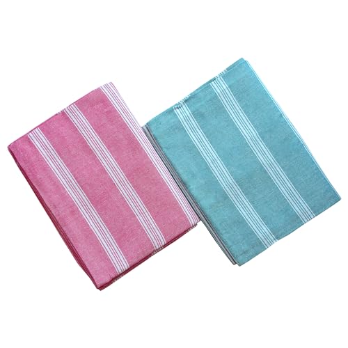 Image of COMFORT WEAVE Cotton Bath Towels 250 GSM Multicolor(Set of 2, 31 X 62 Inch)