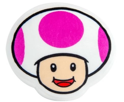 Peluche Super Mario Toad Violet pour décorer une chambre geek ou un bureau