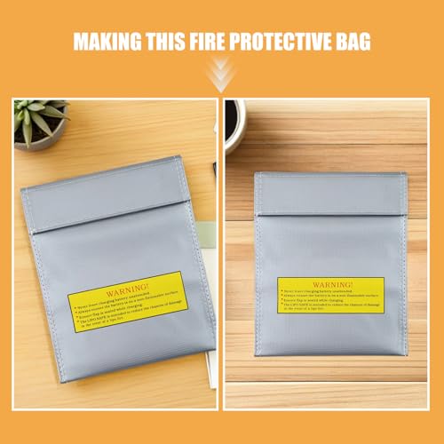 Bolsa ignífuga para batería Lipo resistente al calor GALPADA 3
