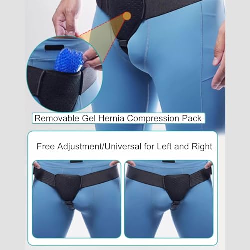 Faja para Hernia Ajustable con Almohadillas de Gel miniatura 4