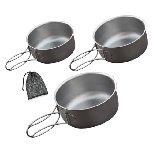 Hrtyvhin Portable Camp Dining Bowl Stainless Steel Meal Holder
