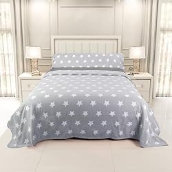 Sabana Polar Juego de Sábanas Pirineo Termica 3 Piezas para Cama de 150 - Sábanas Polar para Invierno Cama Matrimonio | Bajera Ajustable 150x190/200+30cm, Encimera de 230x270cm y una Funda Almohada 45x170cm