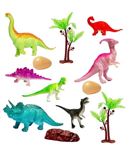 Image of Amitasha Egg Dinosaur Action Figure Animal Playset Educational Toy for Kids Boys Girls Gift Set