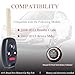 MechanMagic Key Fob Remote Replacement Fits for Honda Civic EX Si Hybrid 2006 2007 2008 2009 2010 2011 2012 2013 Acura Mdx 2007-2013 N5F-S0084A Keyless Entry 4 Buttons Remote Control 35111-SVA-306