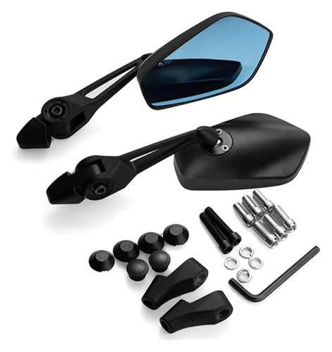 Espejos retrovisores para Kawasaki Ninja 300 EX300 y 400 vista trasera moto