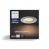 Philips Hue White Ambiance Dimmable LED Smart Retrofit Recessed Downlight (5-Inch/6-Inch Compatible with Amazon Alexa Apple HomeKit and Google Assistant)