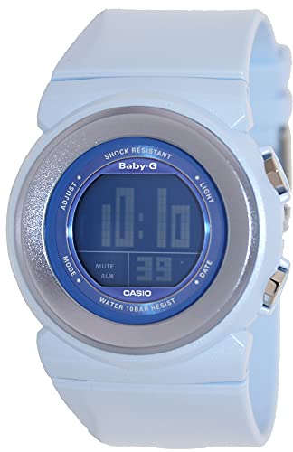 Casio Women's Baby-G BGD100-2 Blue Resin Quartz Watch with Digital Dial