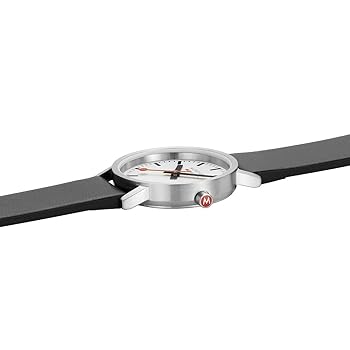 Amazon | Mondaine クラシック 30mm 腕時計 ホワイト, つや消し
