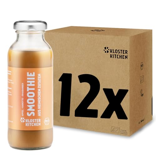 Kloster Kitchen Bio Smoothie Gelb Apfel Karotte Rhabarber 12x 250 ml