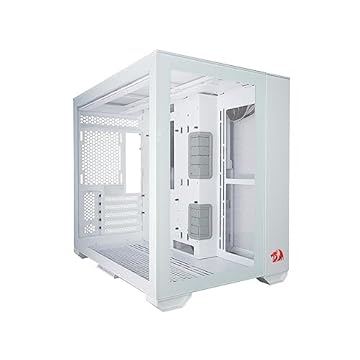 Gabinete Gamer Lian Li O11 Dynamic Mini Redragon Edition Midtower/Lateral Vidro/2 x USB 3.0 + 1 x USB 3.1 Tipo C - Branco