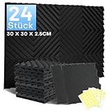 [Geruchsarm, Sicher& Einfach zu Installieren] - Die ungiftigen Akustikpaneele sind rutschfest, langlebig und einfach zu montieren. Dank neutralem Geruch und Beständigkeit gegen Verfärbungen ideal für Studio, Heimkino oder Gaming-Raum – rückstandsfrei an Wänden, Türen oder Decken anbringbar.