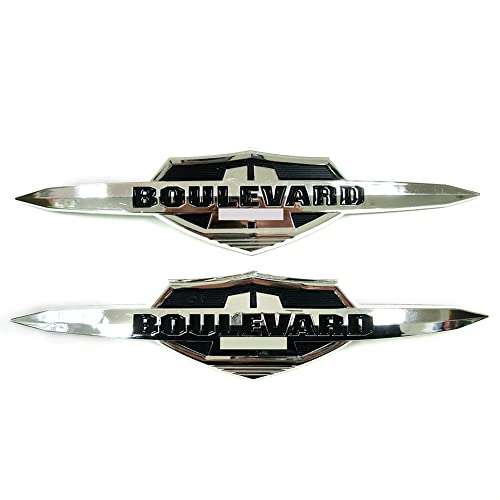 Chrome 3D Fuel Gas Tank Badge Emblem Decals Sticker Compatible With Suzuki Boulevard C50 M50 Vl800 Vz1500 #TOP14