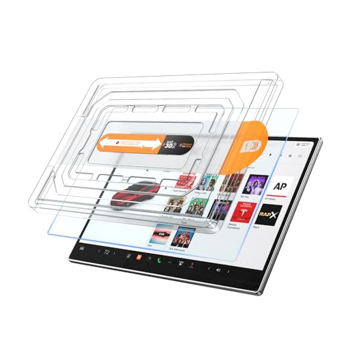 CDEFG Compatible avec Tesla Model Y Juniper 2025 2026 Film de protection de navigation QHD 16 pouces anti-rayures GPS 9H Film de protection d'écran pour voiture Film de navigation Modèle Y 2025