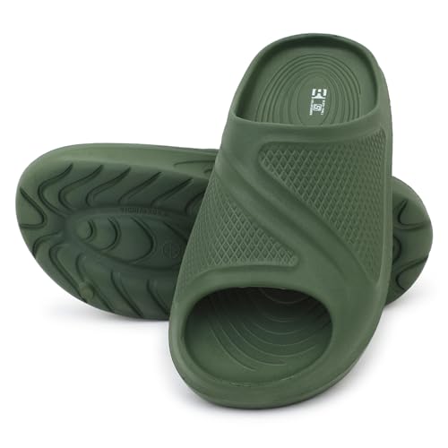 Image of Hygear Men's Radar EVA Slides | Ultra Soft Cushion | Lightweight | Waterproof | Stylish |Anti-Skid | Comfortable Everyday Slides for Men